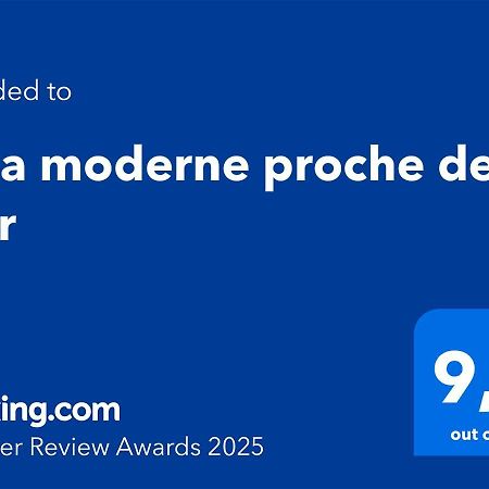 Villa Moderne Proche De La Mer 마닐바 외부 사진